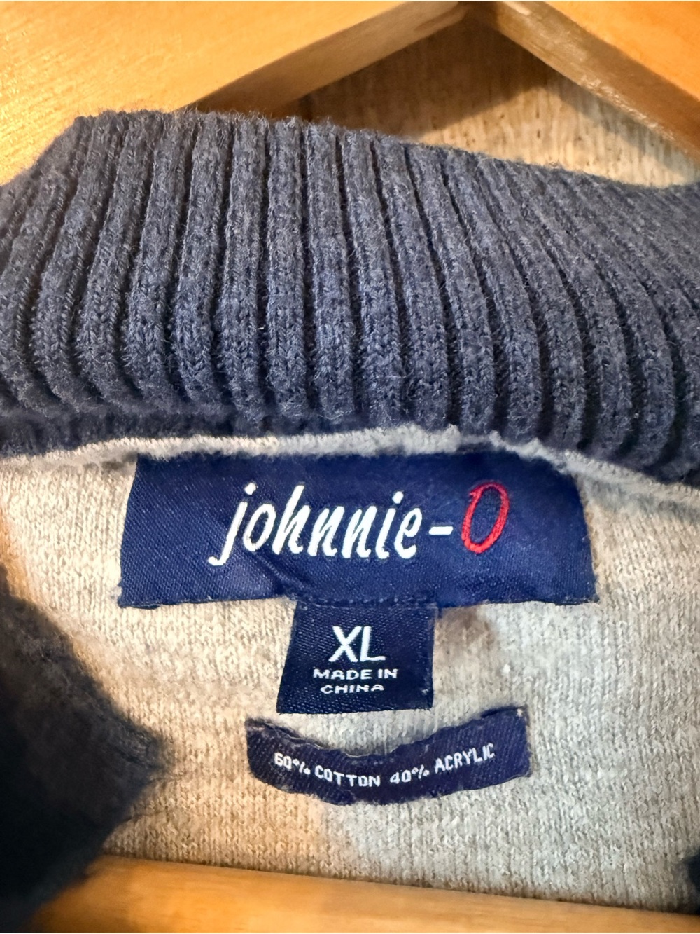 Johnnie-O Belmore Sweater Blue XL - Picture 4 of 6